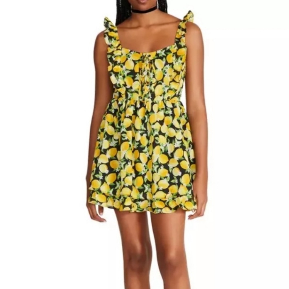 Betsey Johnson Lemon Mini Dress